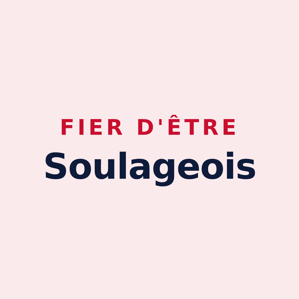 Magnet « Fier d'être Soulageois » — design pour Soulages
