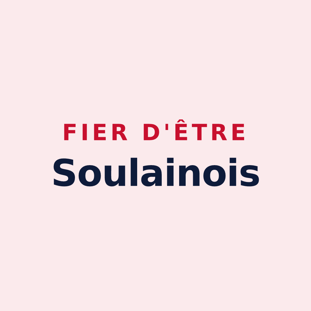Magnet « Fier d'être Soulainois » — design pour Soulaines-Dhuys