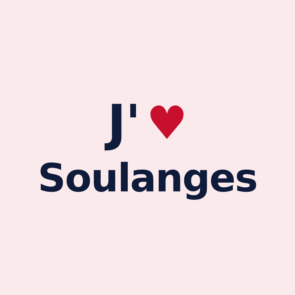 Magnet personnalisé Soulanges — design J'aime Soulanges