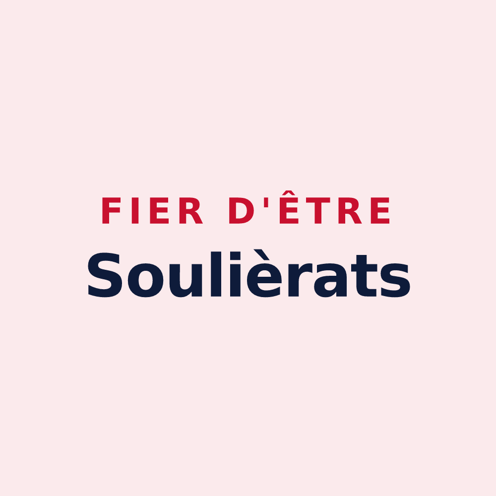 Magnet « Fier d'être Soulièrats » — design pour Soulières