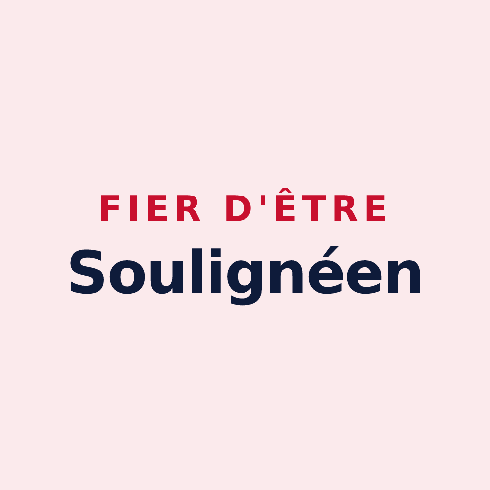 Magnet « Fier d'être Soulignéen » — design pour Souligné-Flacé