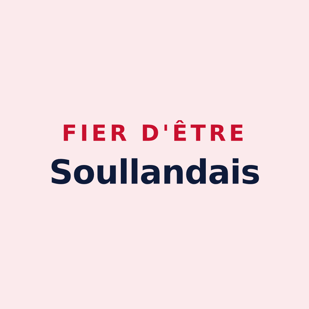 Magnet « Fier d'être Soullandais » — design pour Soullans