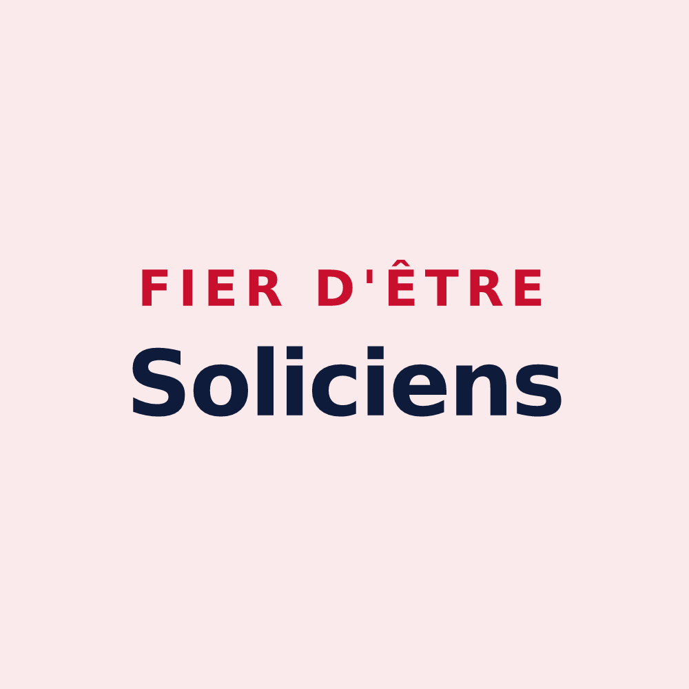 Magnet « Fier d'être Soliciens » — design pour Soulosse-sous-Saint-Élophe