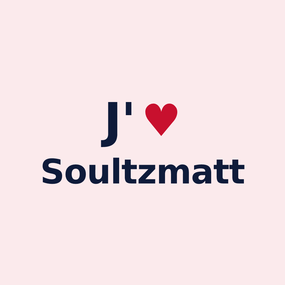 Magnet personnalisé Soultzmatt — design J'aime Soultzmatt