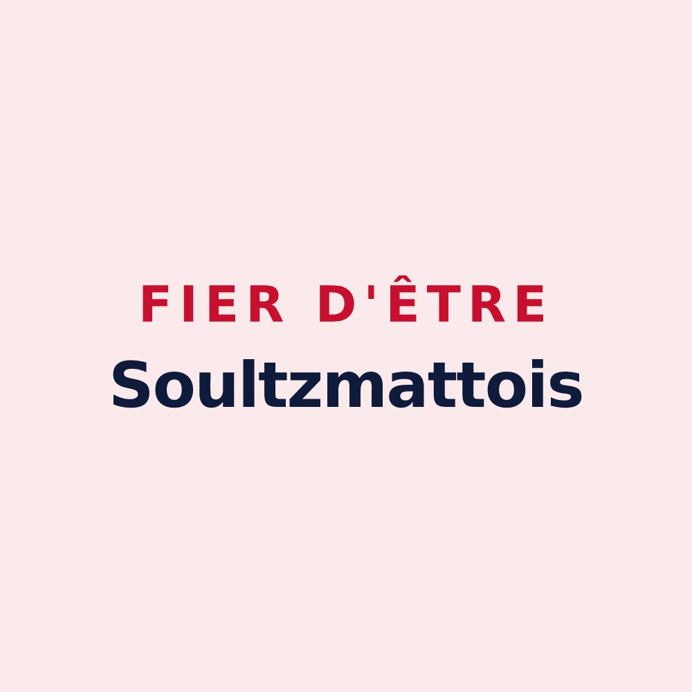 Magnet « Fier d'être Soultzmattois » — design pour Soultzmatt