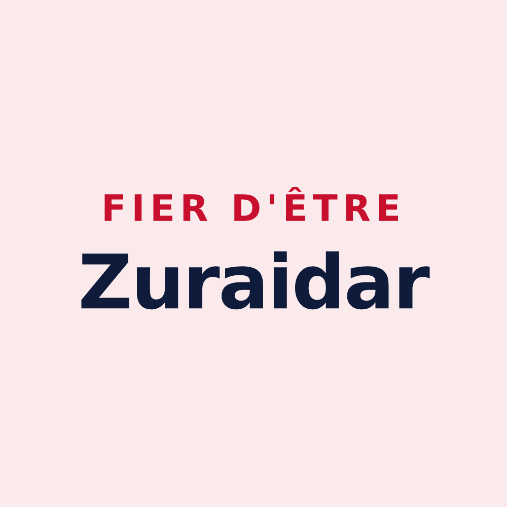 Magnet « Fier d'être Zuraidar » — design pour Souraïde
