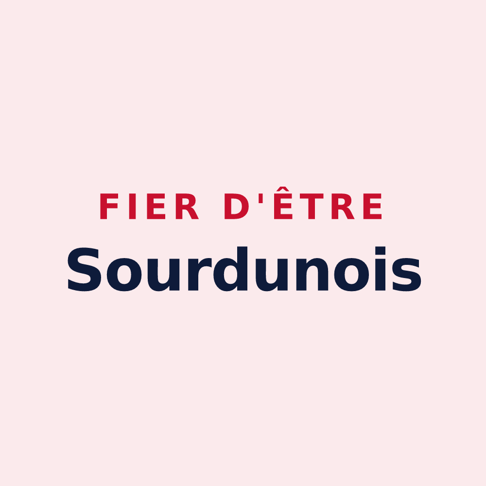 Magnet « Fier d'être Sourdunois » — design pour Sourdun