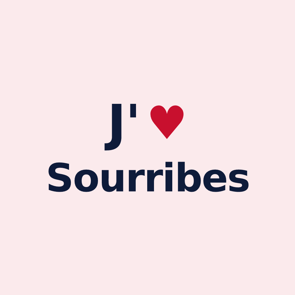 Magnet personnalisé Sourribes — design J'aime Sourribes