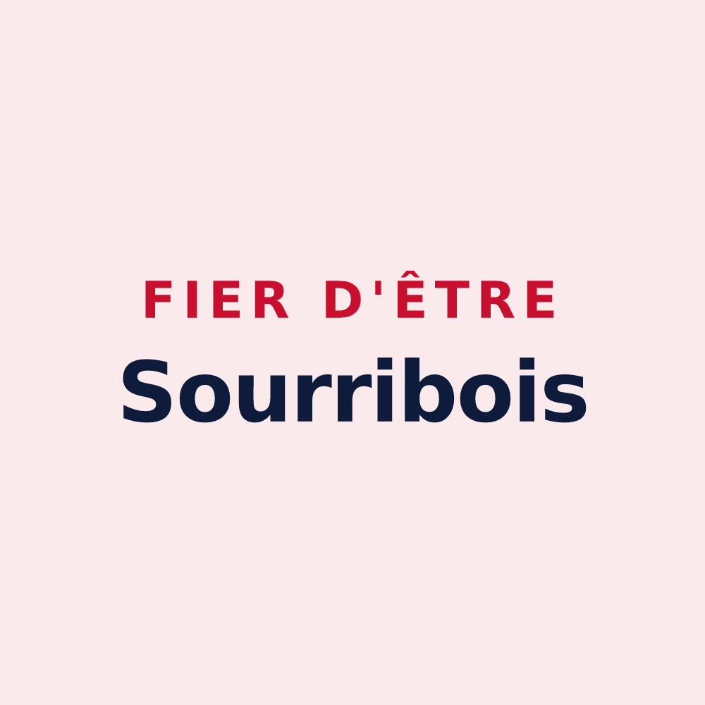 Magnet « Fier d'être Sourribois » — design pour Sourribes