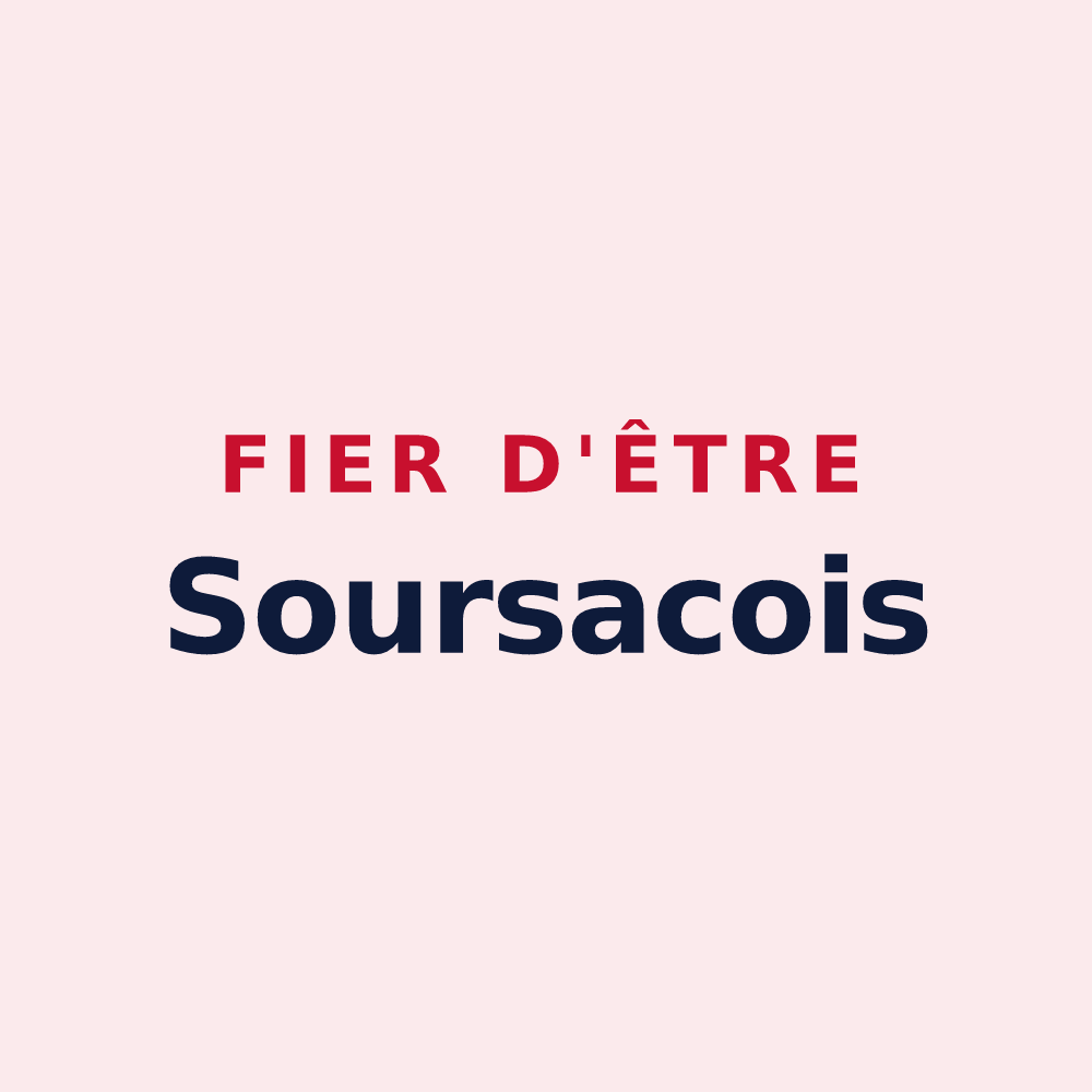 Magnet « Fier d'être Soursacois » — design pour Soursac