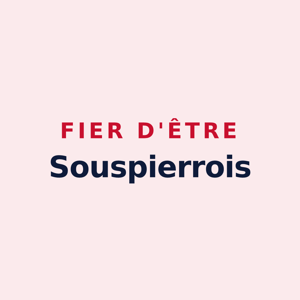 Magnet « Fier d'être Souspierrois » — design pour Souspierre