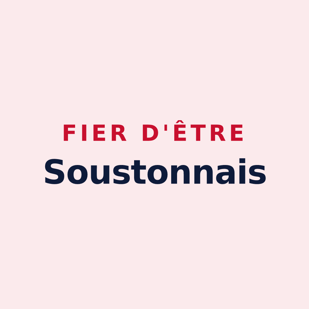 Magnet « Fier d'être Soustonnais » — design pour Soustons