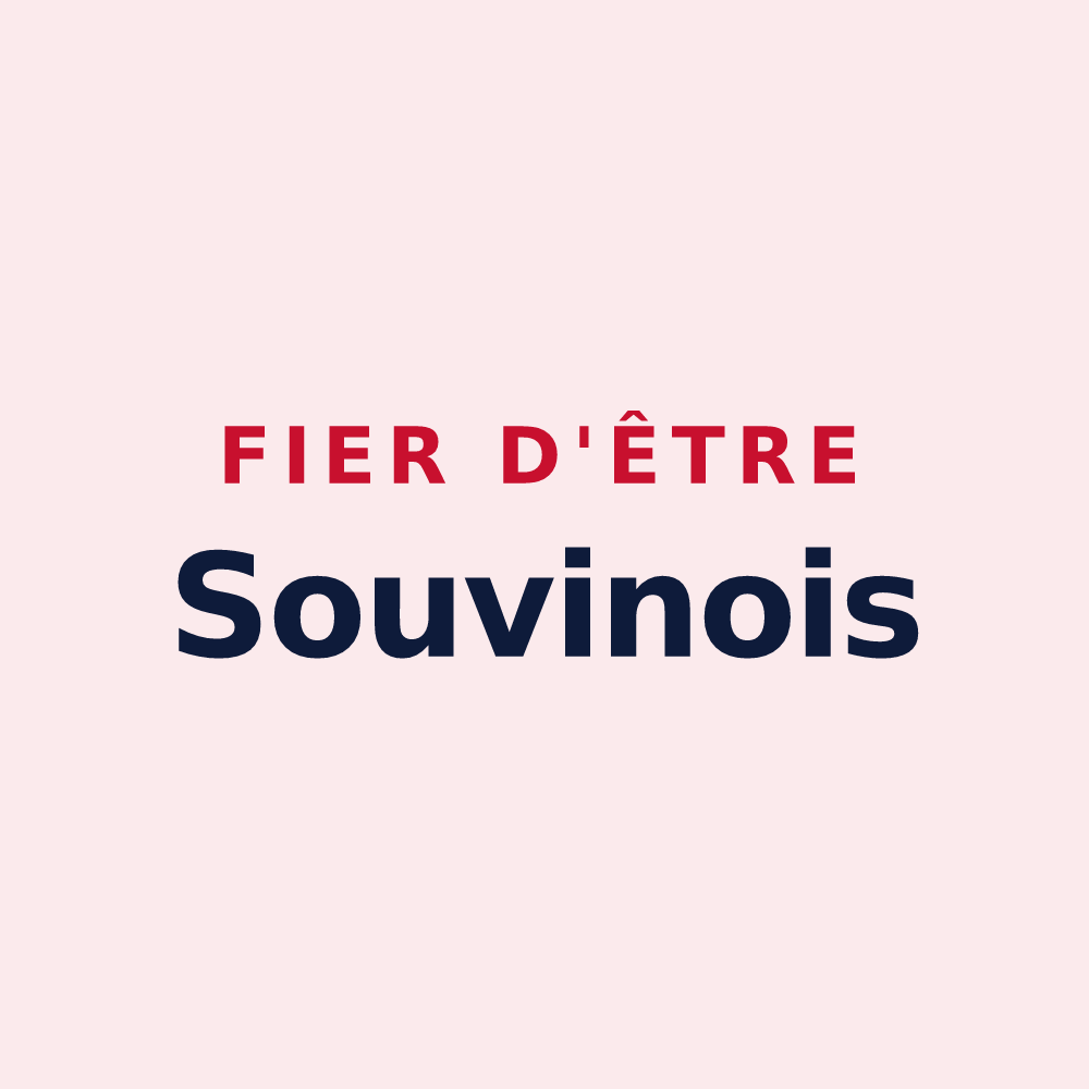 Magnet « Fier d'être Souvinois » — design pour Souvigné
