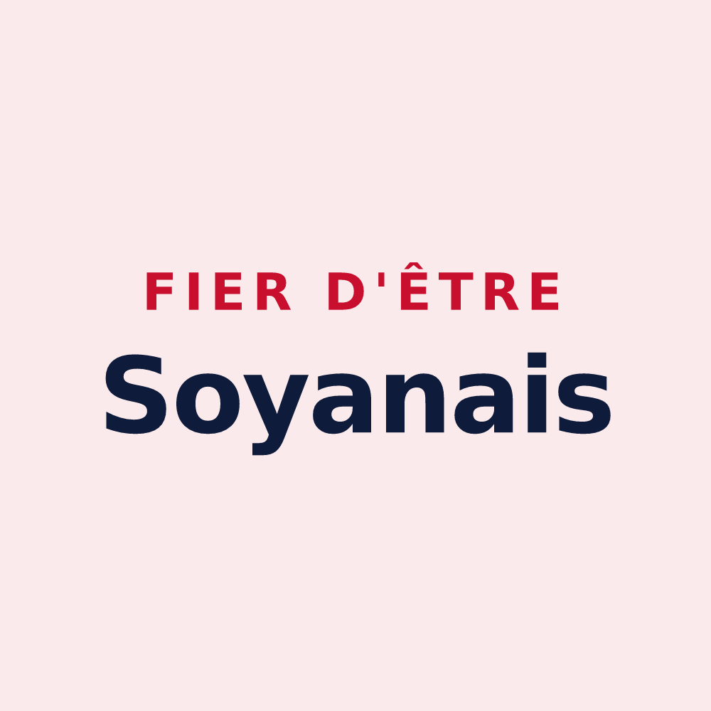 Magnet « Fier d'être Soyanais » — design pour Soyans
