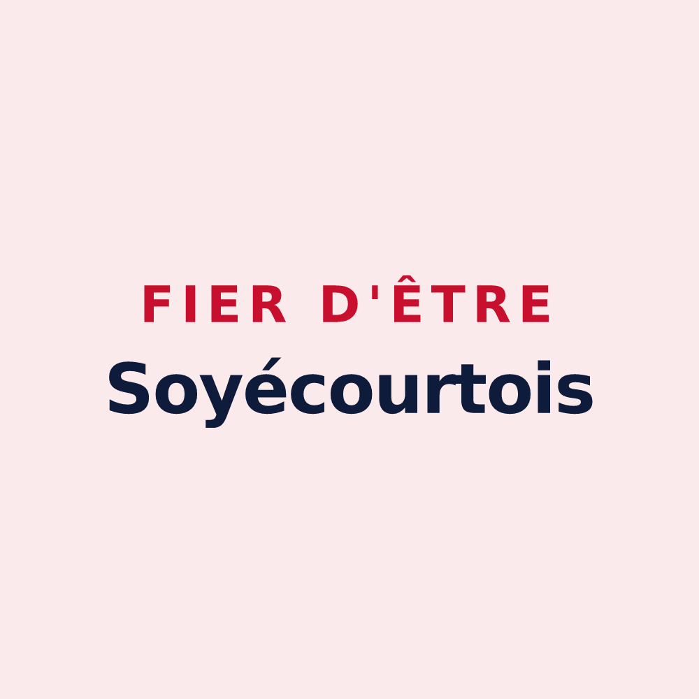 Magnet « Fier d'être Soyécourtois » — design pour Soyécourt