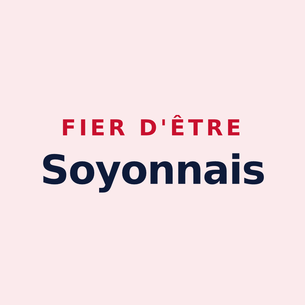 Magnet « Fier d'être Soyonnais » — design pour Soyons