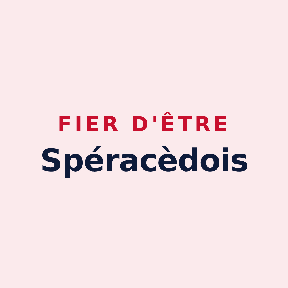 Magnet « Fier d'être Spéracèdois » — design pour Spéracèdes