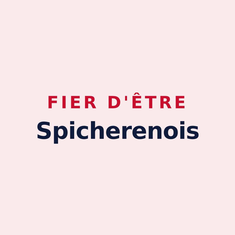 Magnet « Fier d'être Spicherenois » — design pour Spicheren