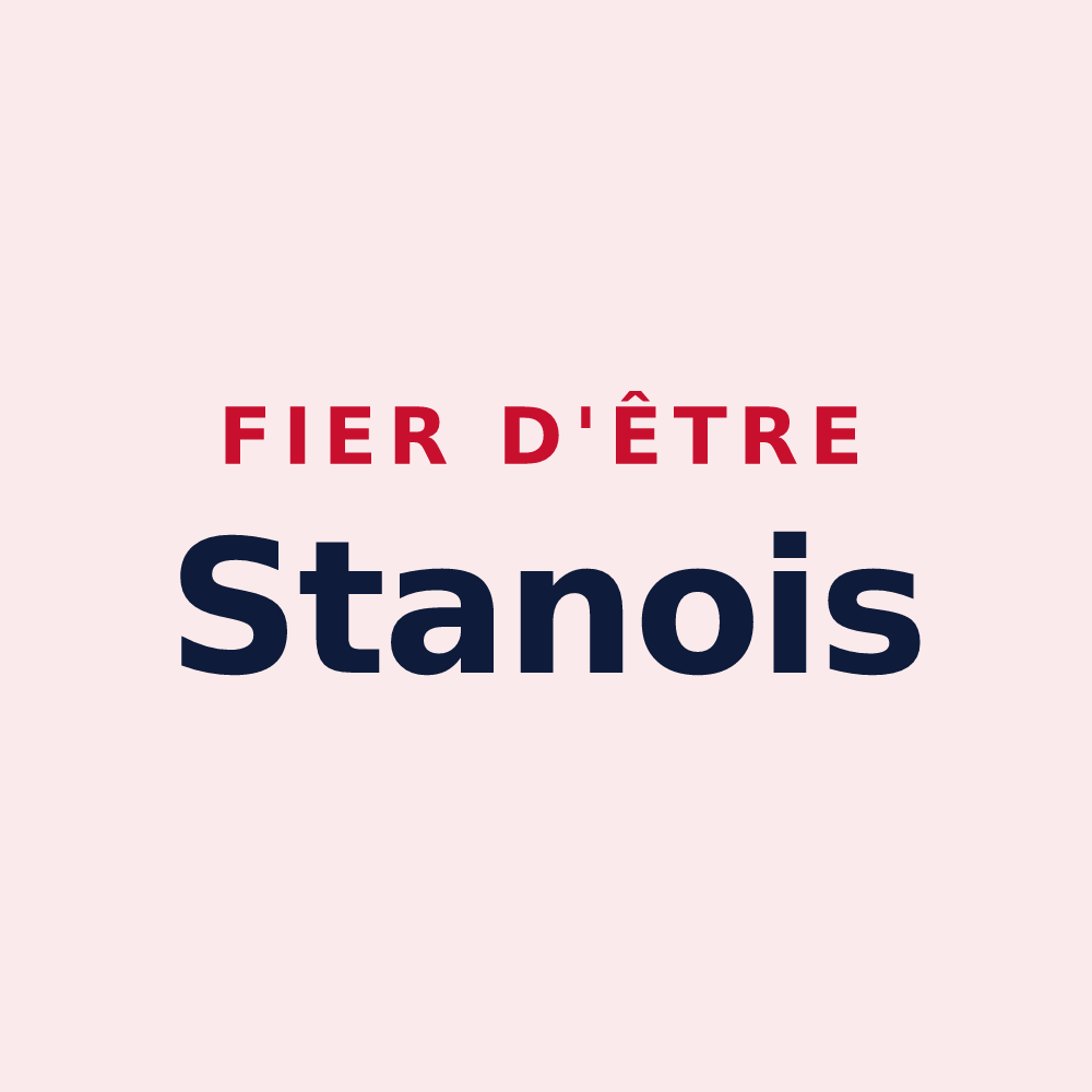 Magnet « Fier d'être Stanois » — design pour Stains
