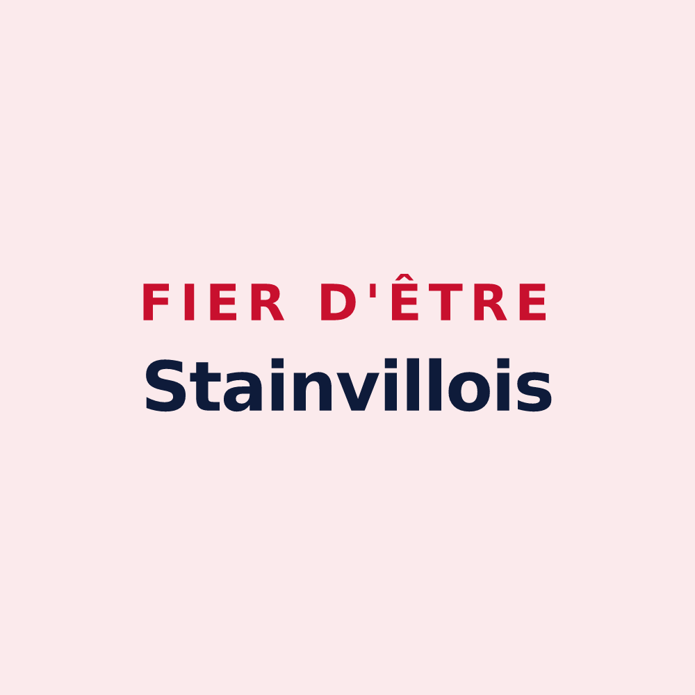 Magnet « Fier d'être Stainvillois » — design pour Stainville