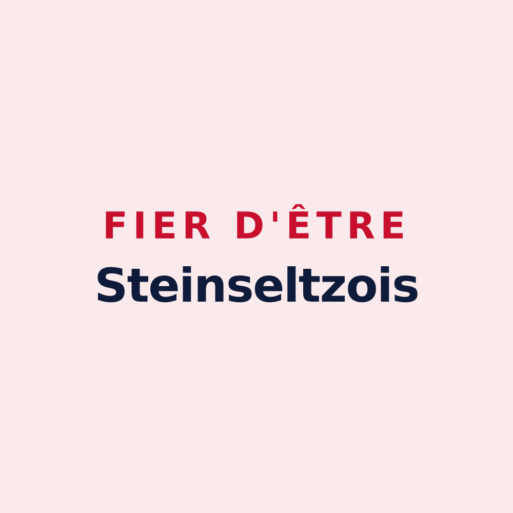 Magnet « Fier d'être Steinseltzois » — design pour Steinseltz