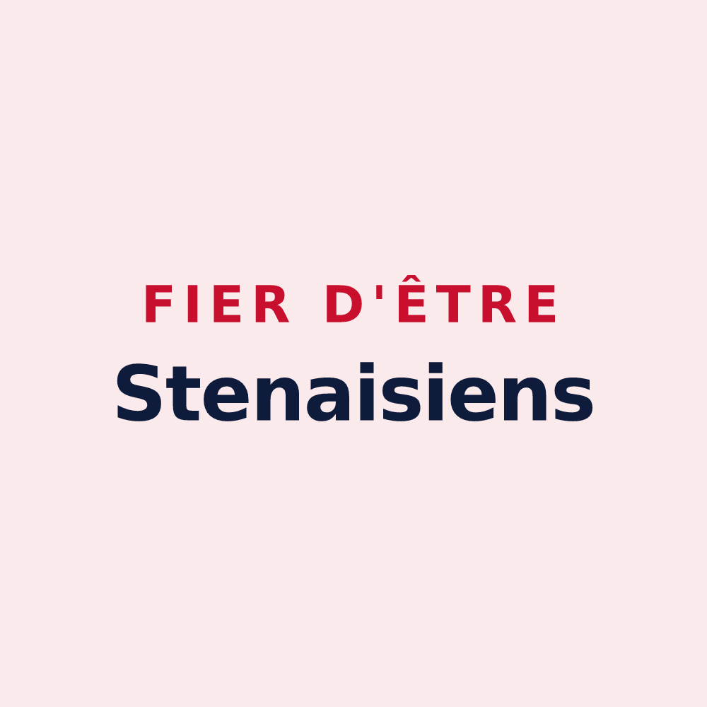 Magnet « Fier d'être Stenaisiens » — design pour Stenay