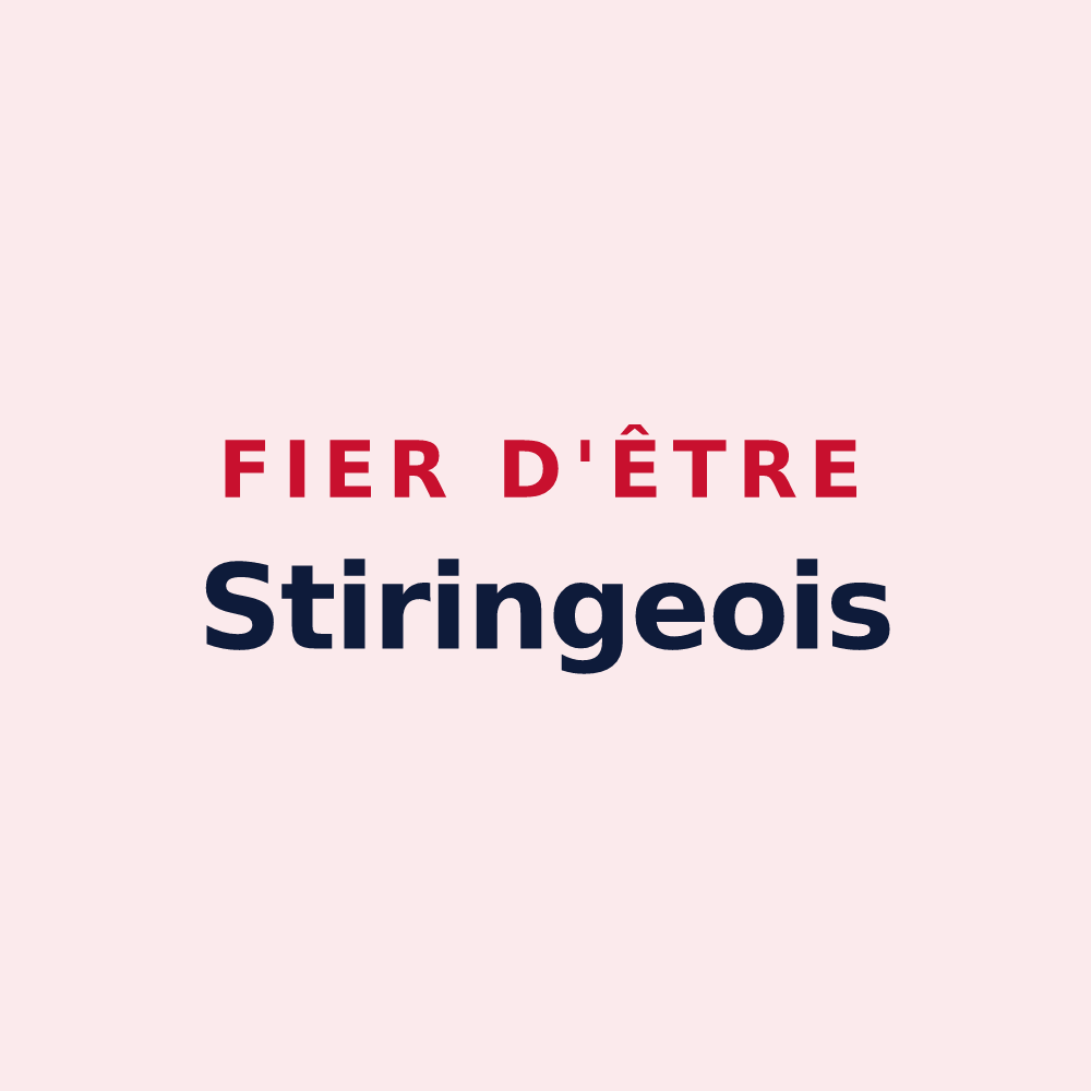 Magnet « Fier d'être Stiringeois » — design pour Stiring-Wendel