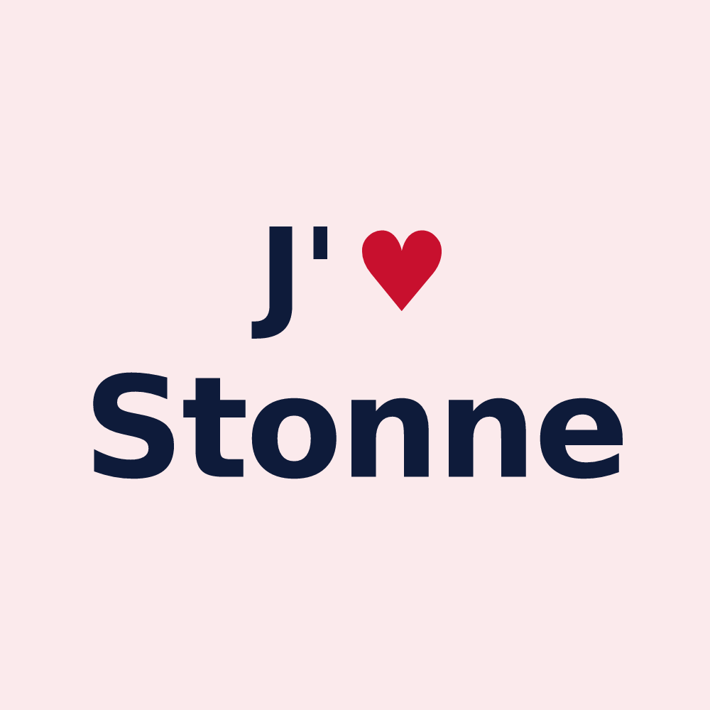 Magnet personnalisé Stonne — design J'aime Stonne
