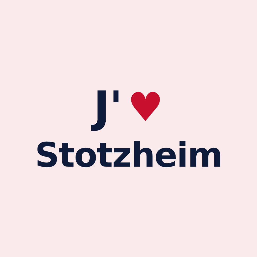 Magnet personnalisé Stotzheim — design J'aime Stotzheim