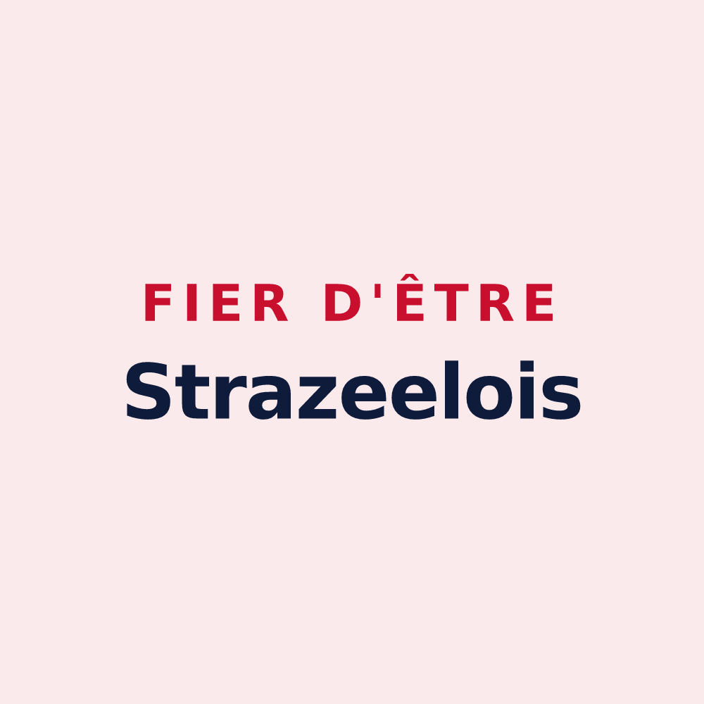 Magnet « Fier d'être Strazeelois » — design pour Strazeele