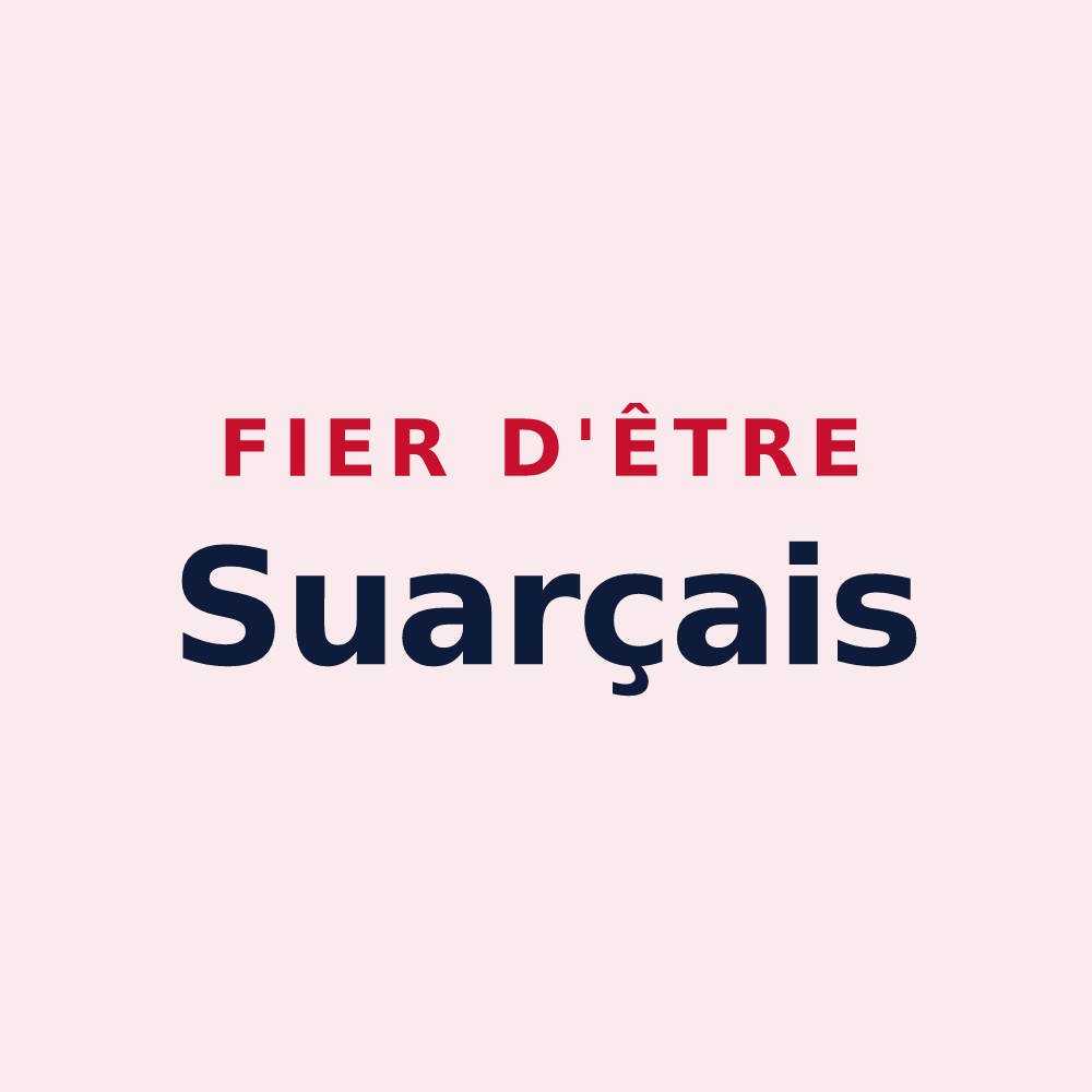 Magnet « Fier d'être Suarçais » — design pour Suarce