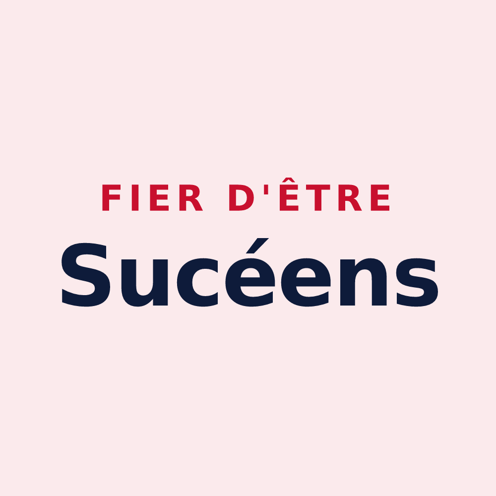Magnet « Fier d'être Sucéens » — design pour Sucé-sur-Erdre