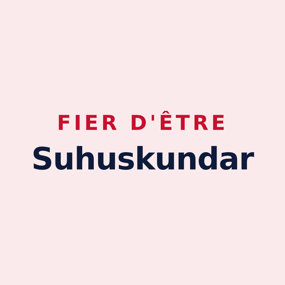 Magnet « Fier d'être Suhuskundar » — design pour Suhescun