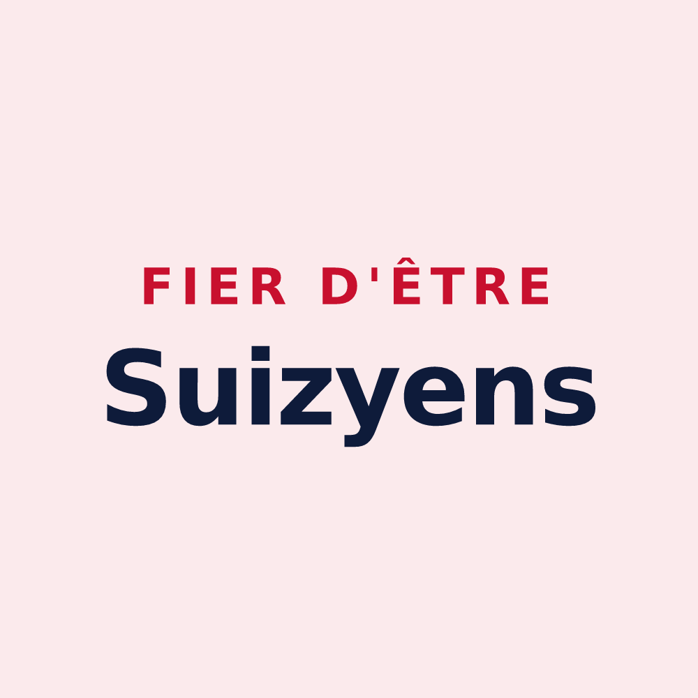 Magnet « Fier d'être Suizyens » — design pour Suizy-le-Franc