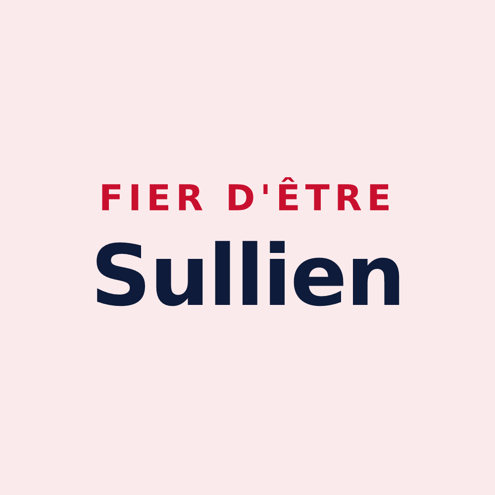 Magnet « Fier d'être Sullien » — design pour Sully