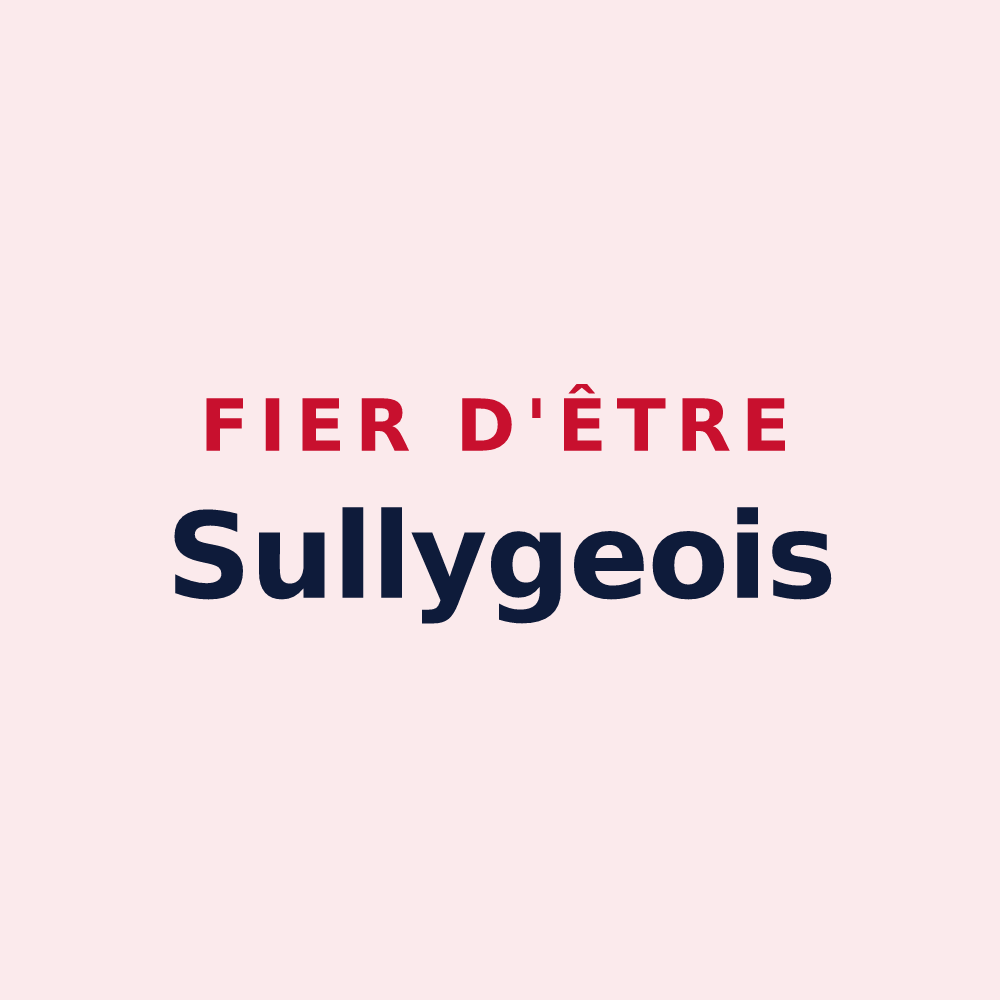 Magnet « Fier d'être Sullygeois » — design pour Sully-la-Chapelle