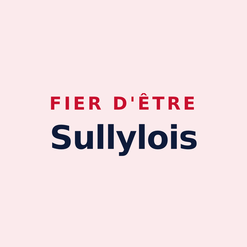 Magnet « Fier d'être Sullylois » — design pour Sully-sur-Loire