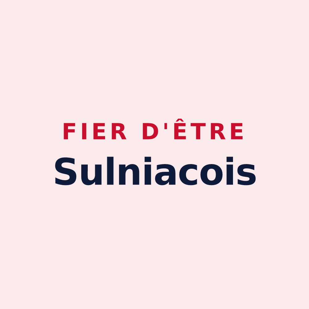 Magnet « Fier d'être Sulniacois » — design pour Sulniac