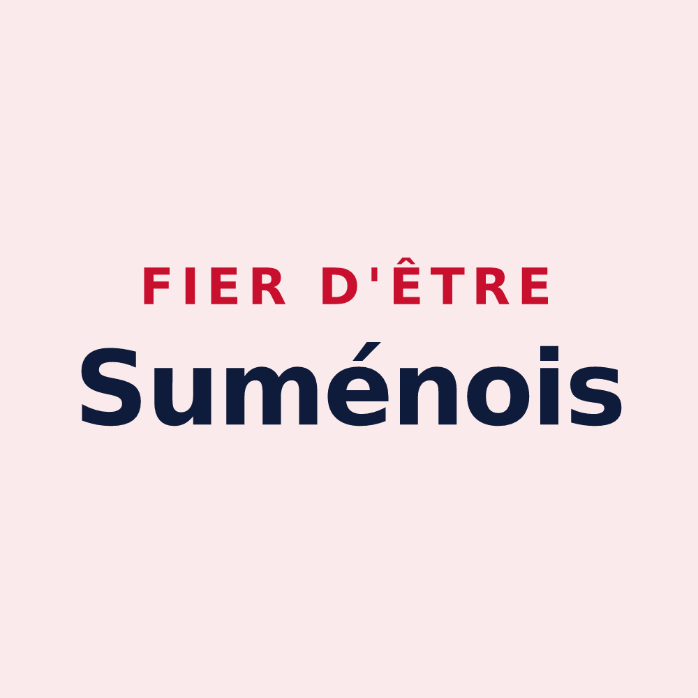 Magnet « Fier d'être Suménois » — design pour Sumène