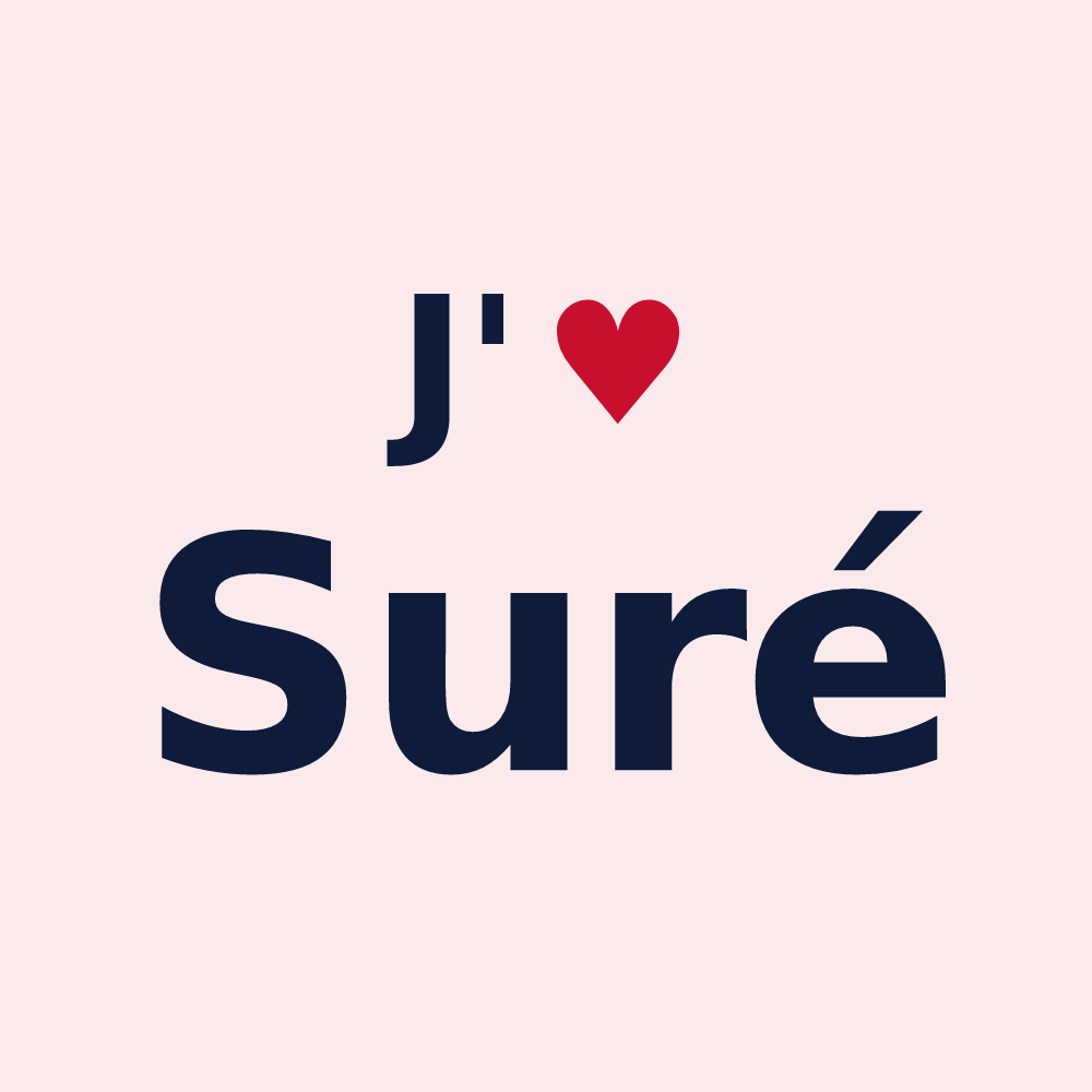 Magnet personnalisé Suré — design J'aime Suré