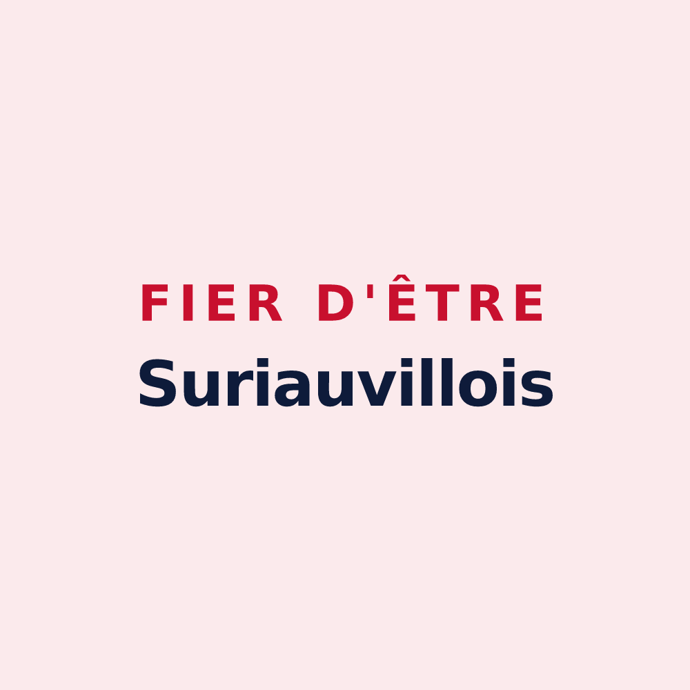 Magnet « Fier d'être Suriauvillois » — design pour Suriauville