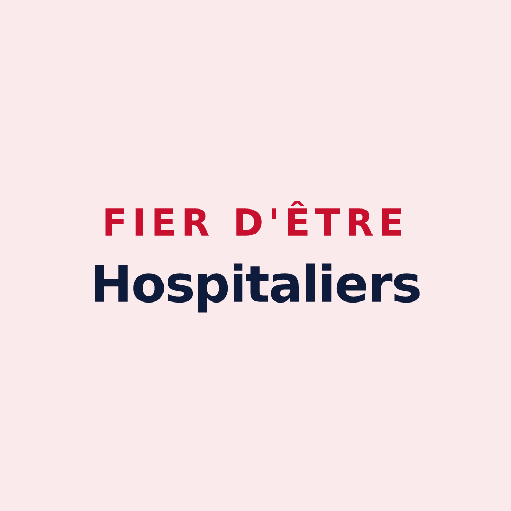 Magnet « Fier d'être Hospitaliers » — design pour Surjoux-Lhopital