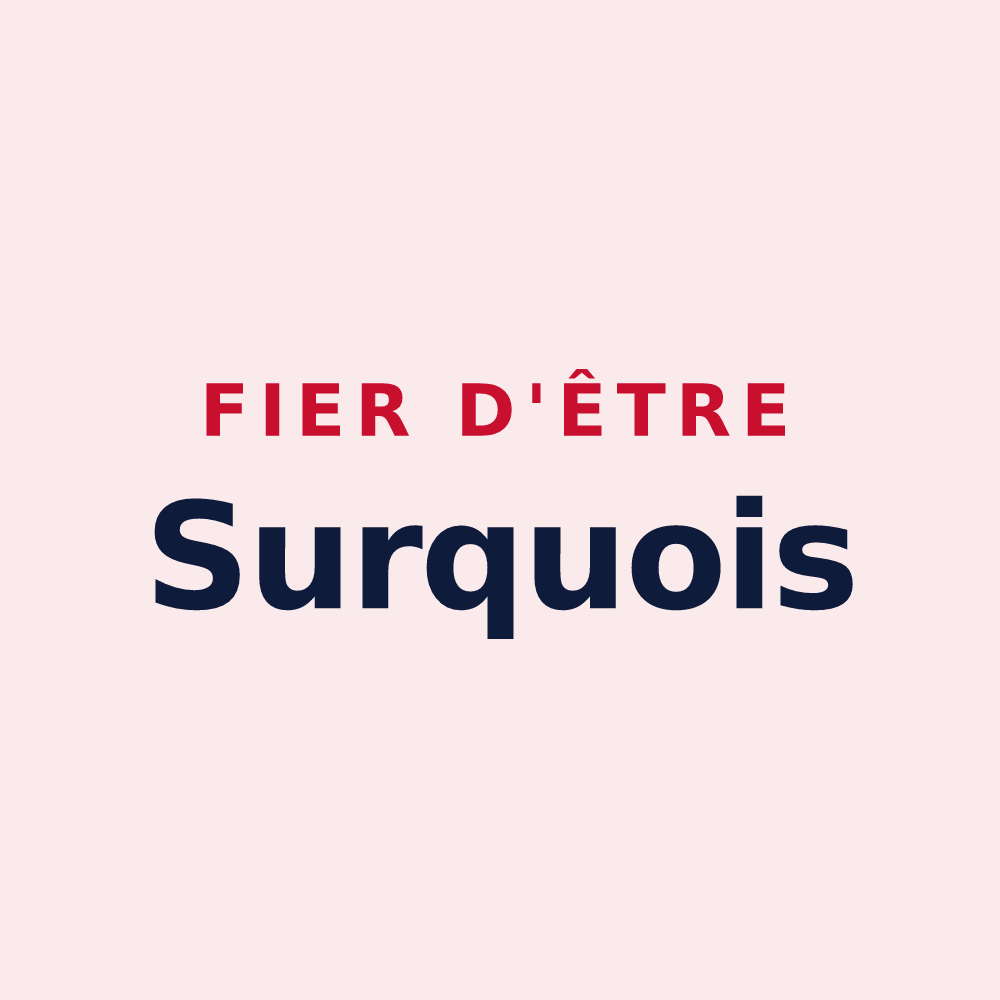 Magnet « Fier d'être Surquois » — design pour Surques