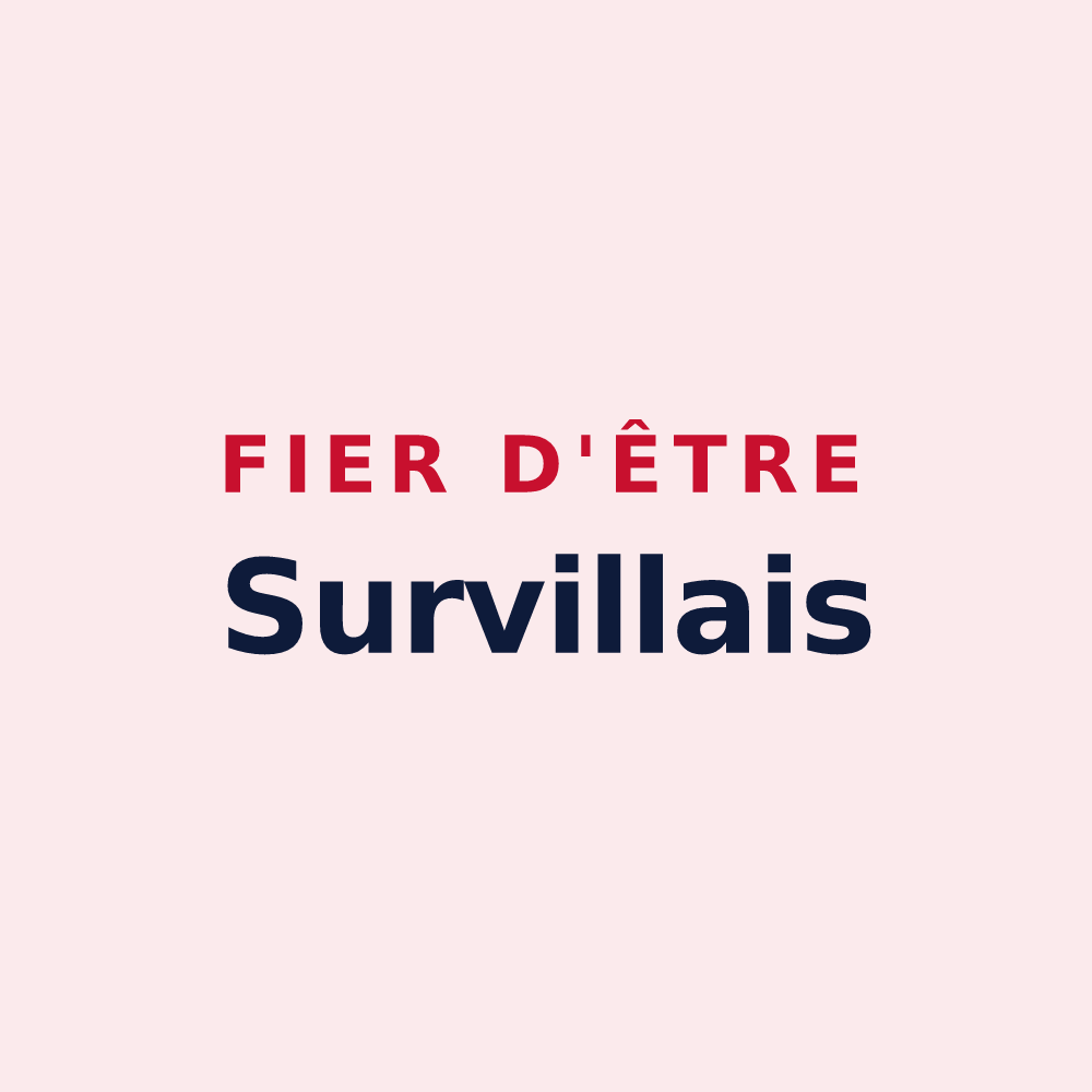 Magnet « Fier d'être Survillais » — design pour Surville