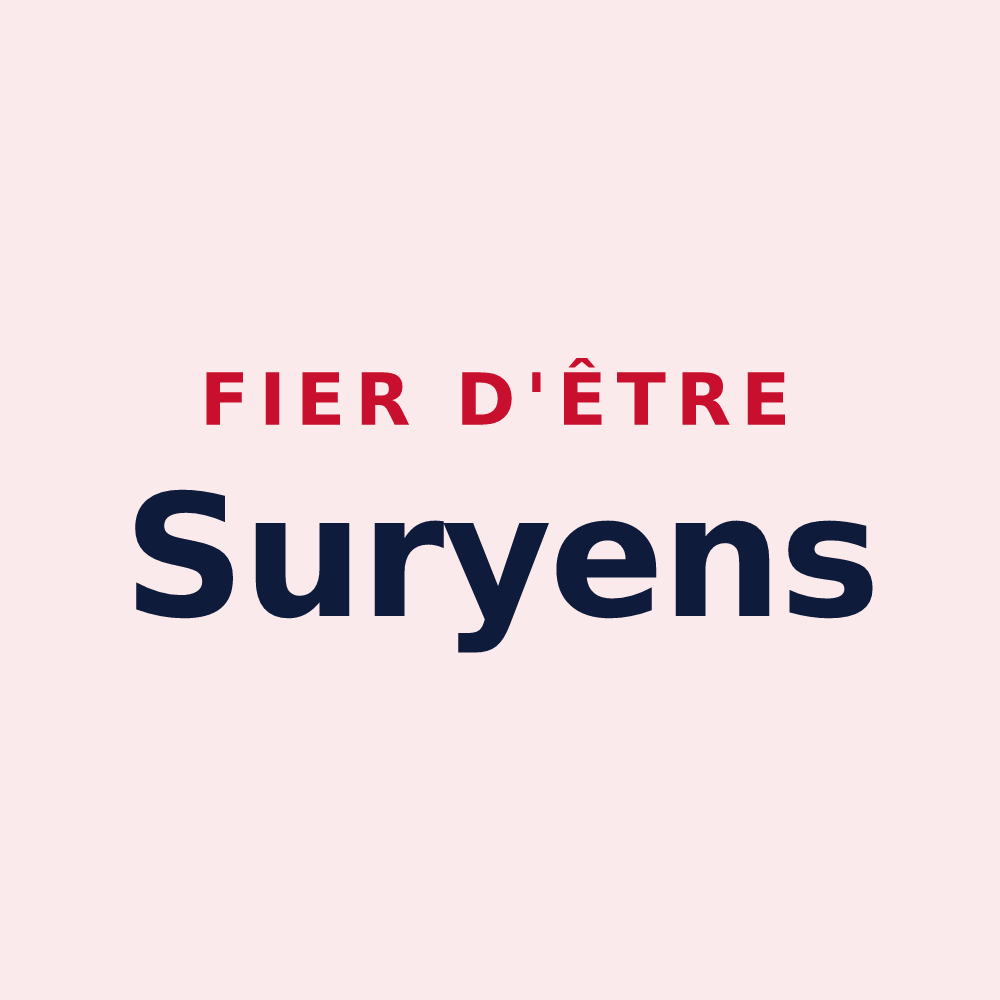 Magnet « Fier d'être Suryens » — design pour Sury-aux-Bois