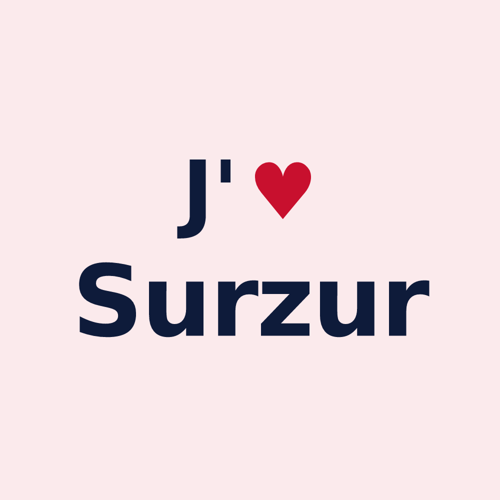 Magnet personnalisé Surzur — design J'aime Surzur