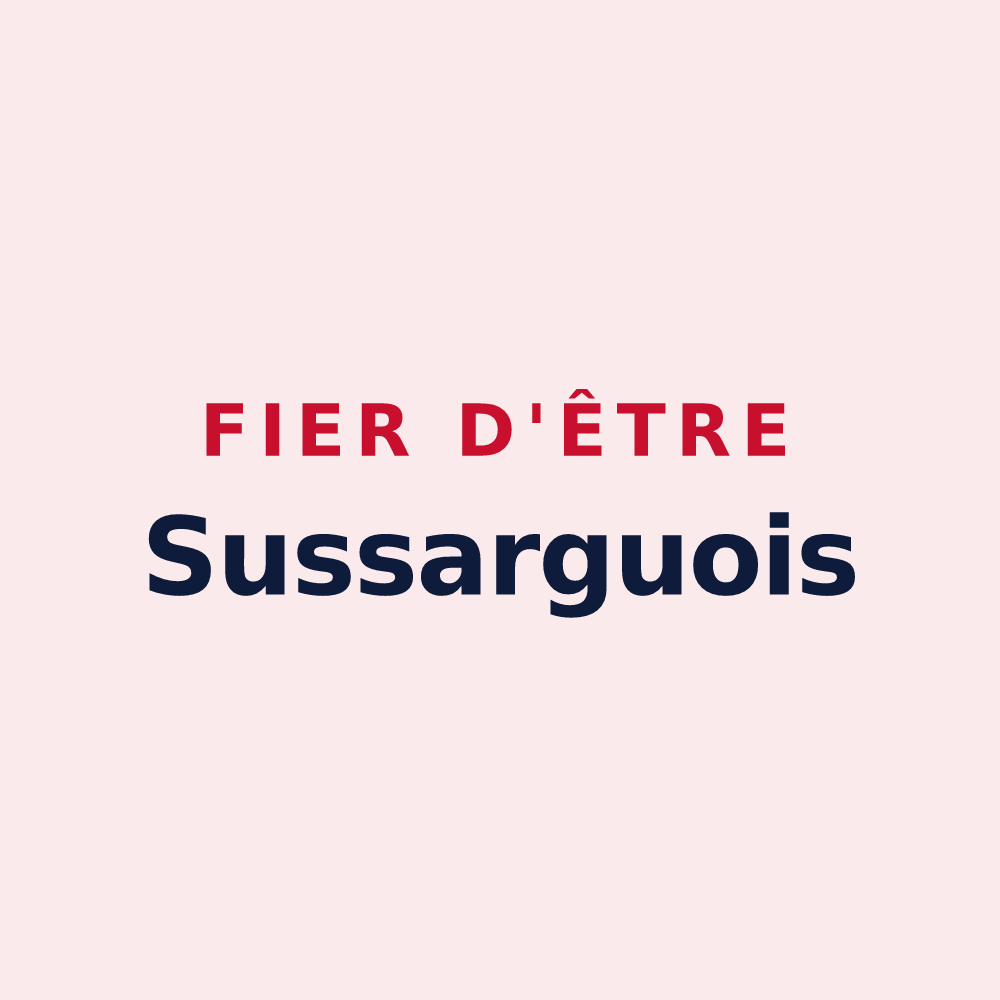 Magnet « Fier d'être Sussarguois » — design pour Sussargues
