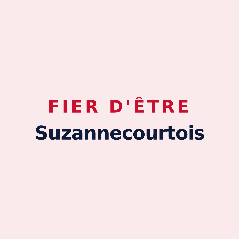 Magnet « Fier d'être Suzannecourtois » — design pour Suzannecourt