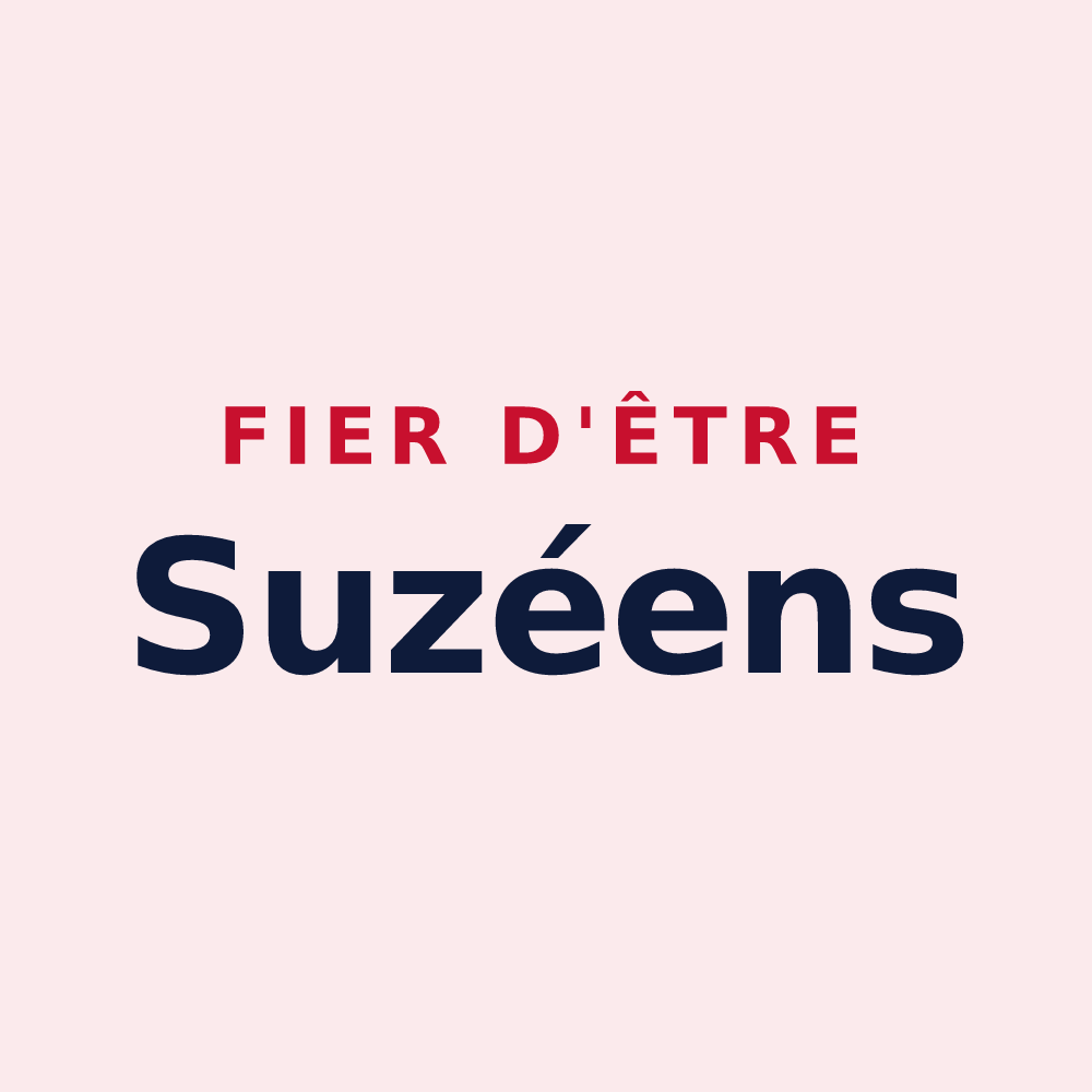 Magnet « Fier d'être Suzéens » — design pour Suzay