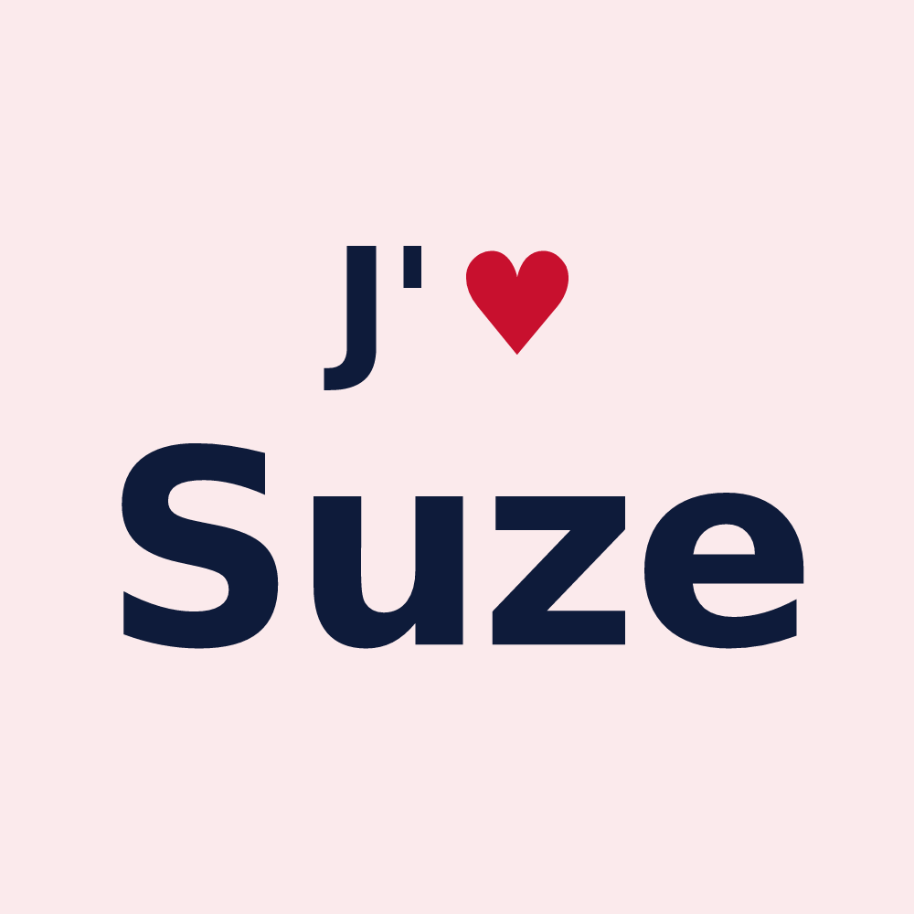 Magnet personnalisé Suze — design J'aime Suze